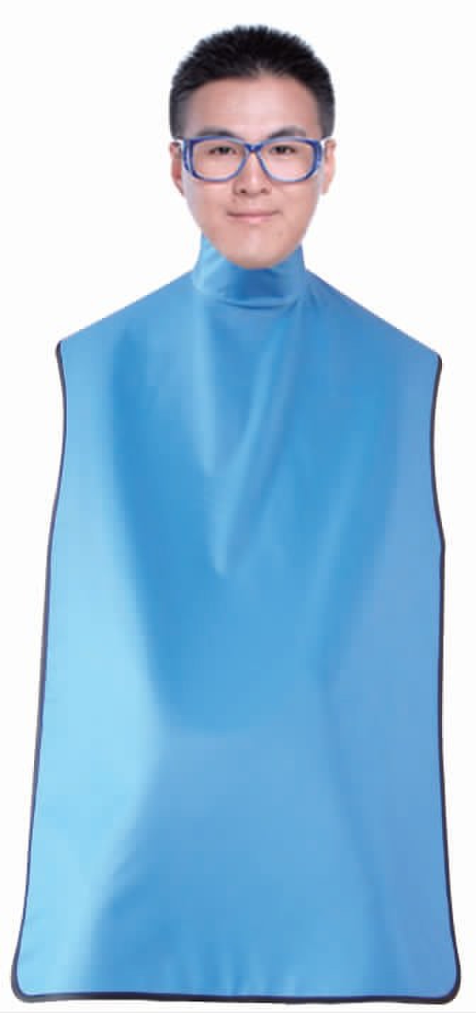 High-collar waistcoat apron